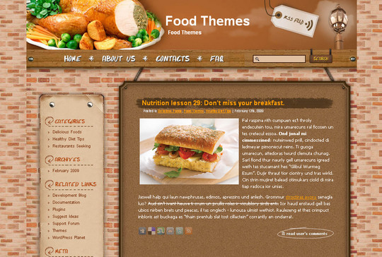 Ultimate Collection Of Free Wordpress Themes For Food And Recipe Blogs 20