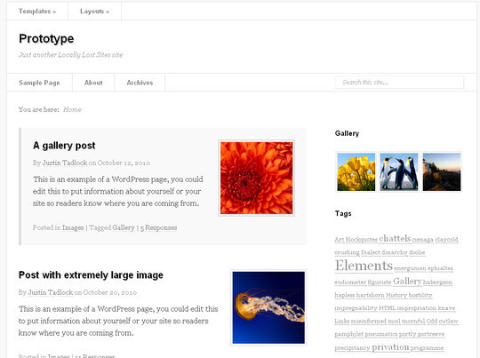 Less Is More: 40 Free, Minimal And Clean Wordpress Themes 22
