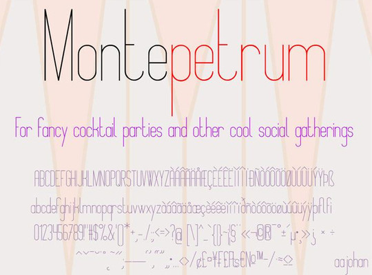 Massive Collection Of Free Thin Fonts To Download 23