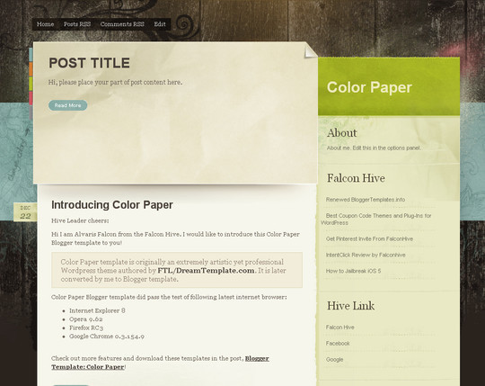 45+ Beautiful Blogger Templates Free To Use 40