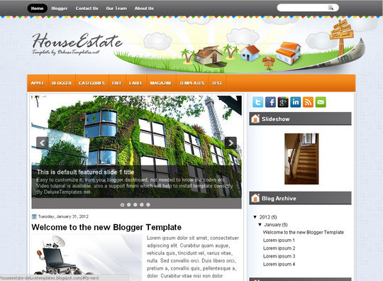 45+ Beautiful Blogger Templates Free To Use 11