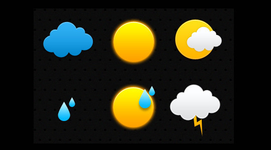 40 Free Weather Forecast Icon Sets 37
