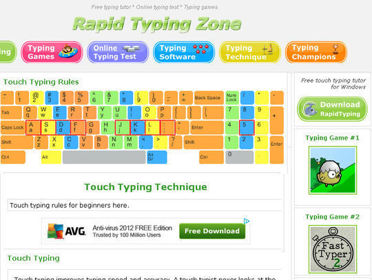 Free Websites and Games to Rapidly Improve your Typing Speed