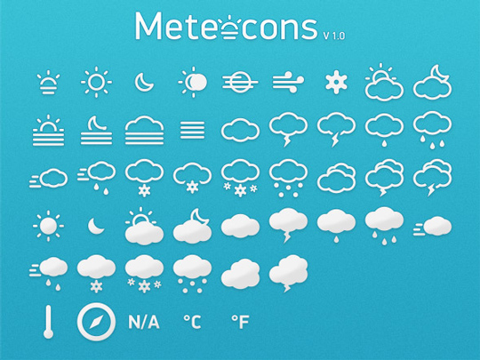 40 Symbols, Signs, Glyph And Simple Icon Sets For Your Design 5