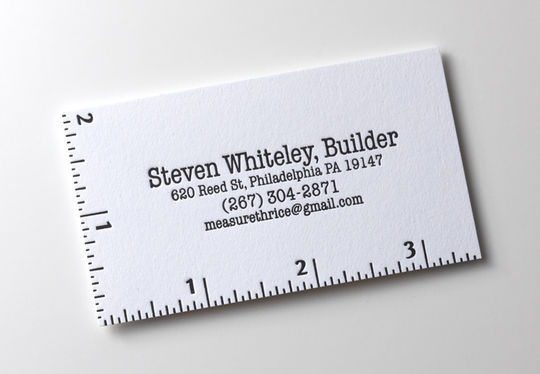 Cleverly Created White Business Cards For Your Inspiration 5