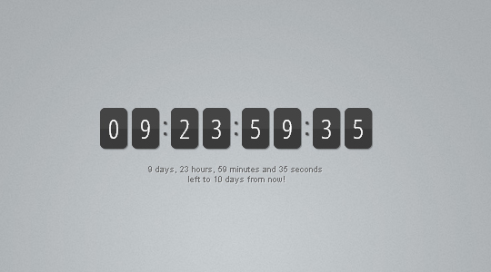 16 Cool Countdown Timer Scripts For Your Projects 2