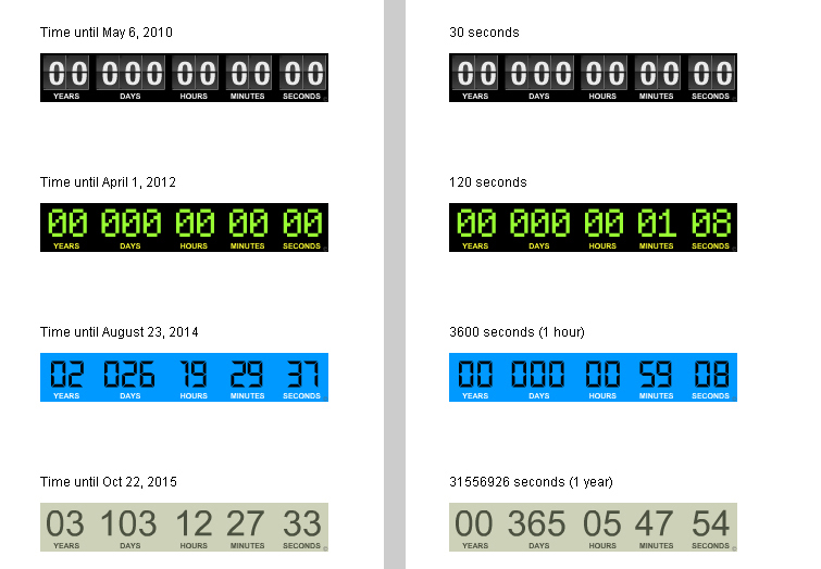16 Cool Countdown Timer Scripts For Your Projects 8