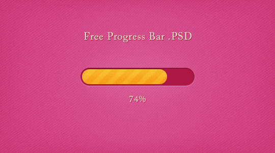 18 Free Progress And Loading Bars High Quality PSD's 17