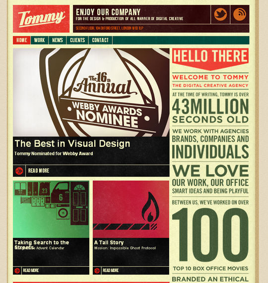 Retro And Vintage: 44 Classy Examples Of Web Designs 10
