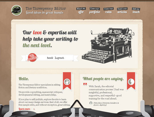 Retro And Vintage: 44 Classy Examples Of Web Designs 20