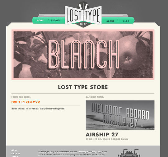 Retro And Vintage: 44 Classy Examples Of Web Designs 41