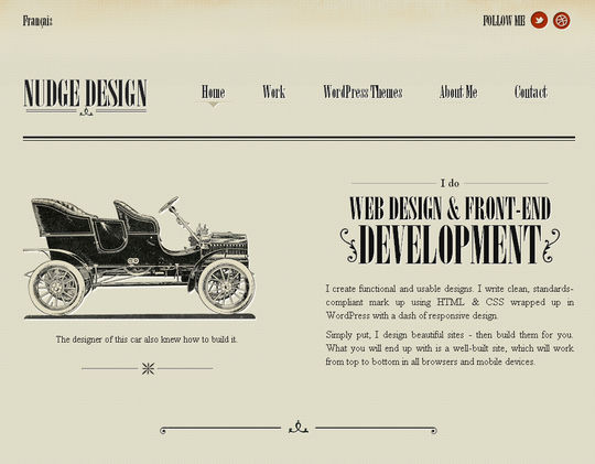 Retro And Vintage: 44 Classy Examples Of Web Designs 16