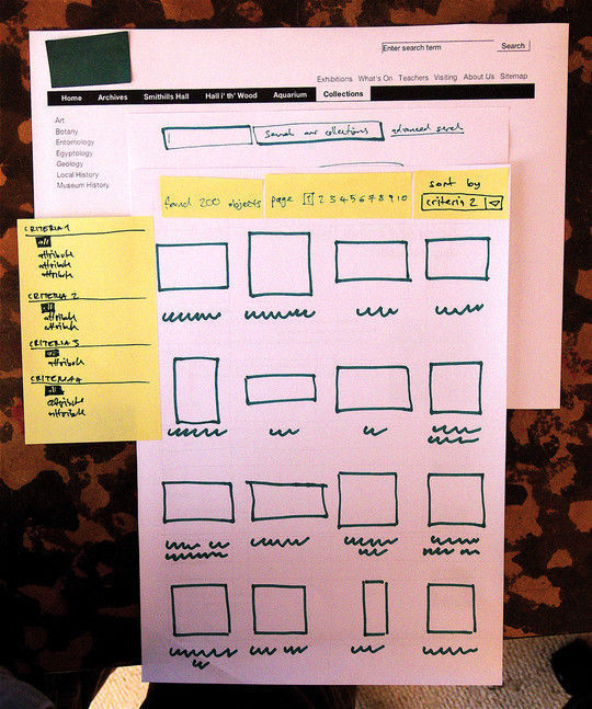 40 Examples Of Web Design Sketches And Wireframes 14
