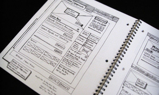 40 Examples Of Web Design Sketches And Wireframes 27