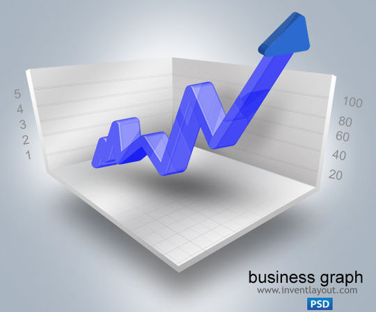 14 Free Business Charts, Graph PSDs And Vector Files 2