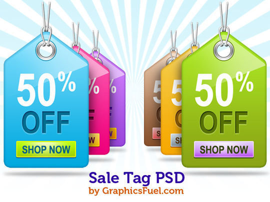15 Free Price Sale And Discount Tags PSDs 13