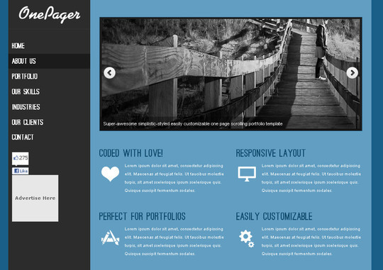 A Beautiful Collection Of Free HTML5 And CSS3 Templates 27