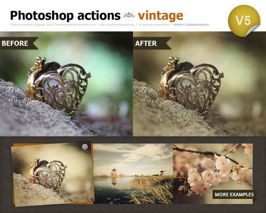 40 Time Saving Free Photoshop Actions For Vintage Effect 20