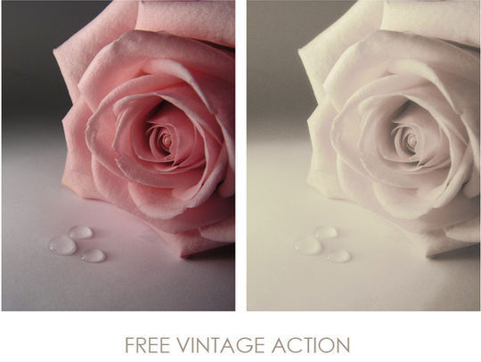 40 Time Saving Free Photoshop Actions For Vintage Effect 11