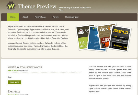 Showcase Of Powerful Free WordPress Business Themes 7