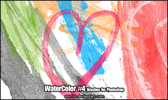 45 Free Watercolor, Ink And Splatters Brushes For Photoshop 37