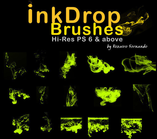 45 Free Watercolor, Ink And Splatters Brushes For Photoshop 2