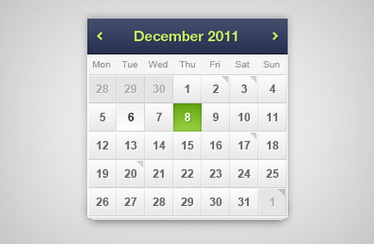 40 Useful And Free Calendar Designs In PSD Format 16