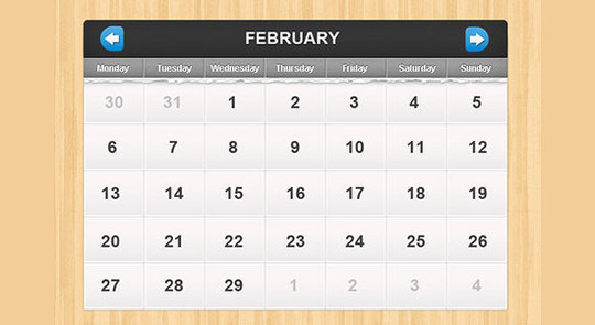 40 Useful And Free Calendar Designs In PSD Format 21