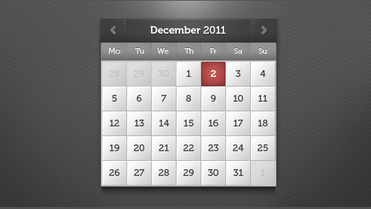 40 Useful And Free Calendar Designs In PSD Format 23