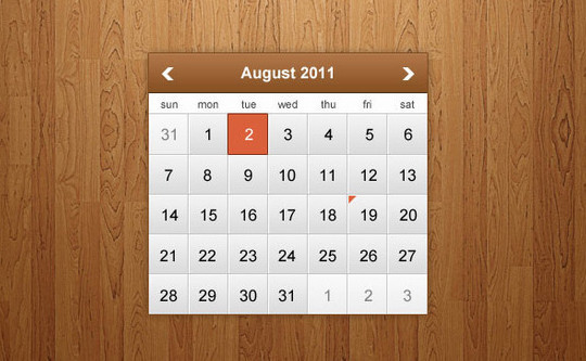 40 Useful And Free Calendar Designs In PSD Format 13