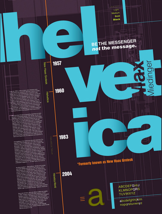 Astonishing Helvetica Typographic Poster Design 11