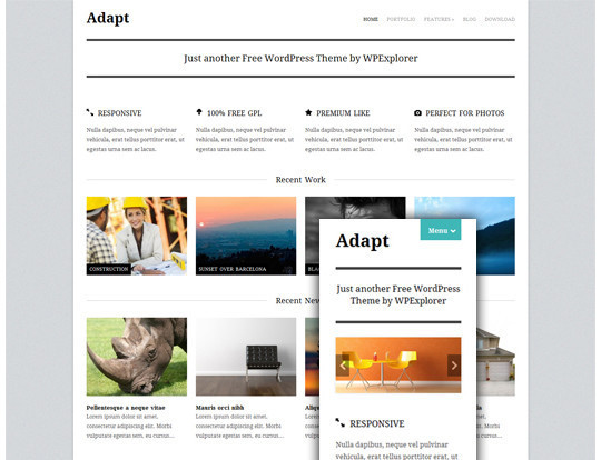 35 Free HTML5 WordPress Themes For Your Blog 19
