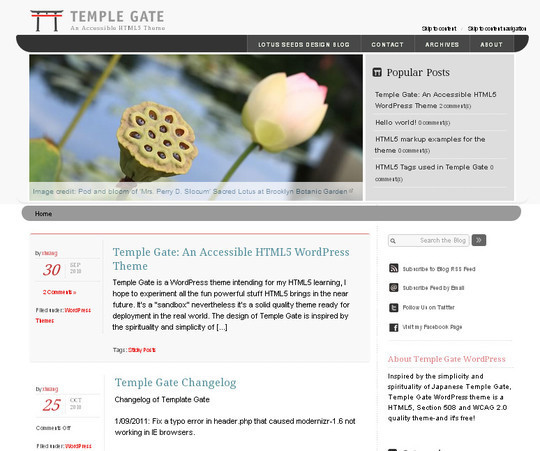 35 Free HTML5 WordPress Themes For Your Blog 7