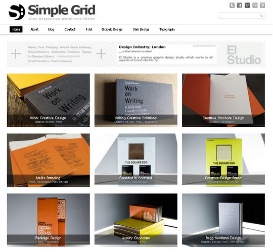 Collection of Free And Premium WordPress Themes With Grid Layouts 6