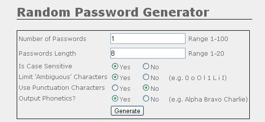 20 Useful Online Tools To Generate Random Passwords 3