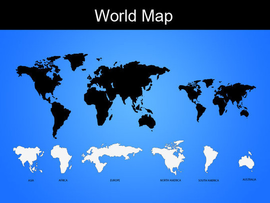21 Creative World Maps in Photoshop, Eps & Ai Formats 22