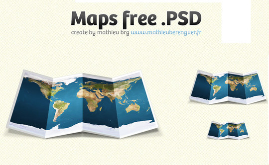 21 Creative World Maps in Photoshop, Eps & Ai Formats 5