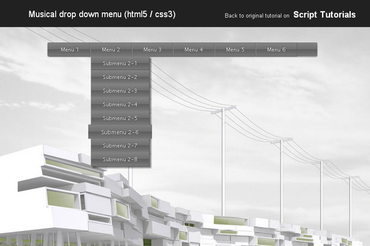 48 Free Dropdown Menu In HTML5 And CSS3 10