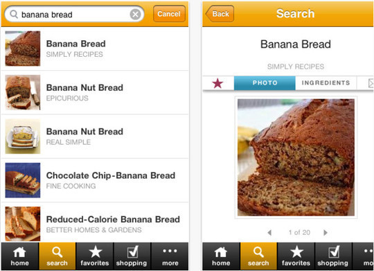 22 Free Food And Recipe iPhone Apps 22