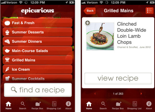 22 Free Food And Recipe iPhone Apps 4