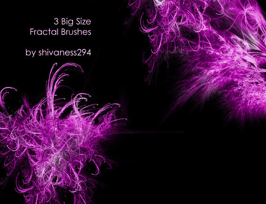 45+ Free Vibrant Fractal Photoshop Brush Packs 26