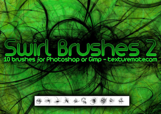 45 Awesome Swirl And Ribbon Photoshop Brushes 37
