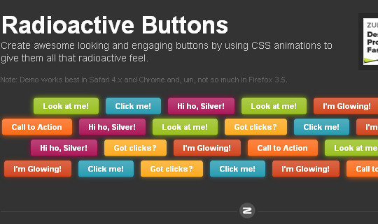 40 CSS3 Animated Button Tutorials And Experiments 18