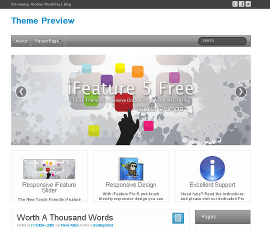 44 Premium Yet Free Wordpress Themes For Your Blog 39