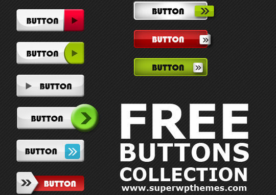 45 Free And Useful Web Buttons In PSD Format 8