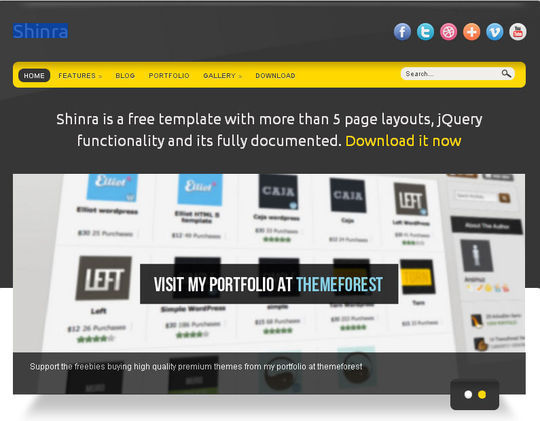 50 High Quality Free HTML5 And CSS3 Web Templates 10