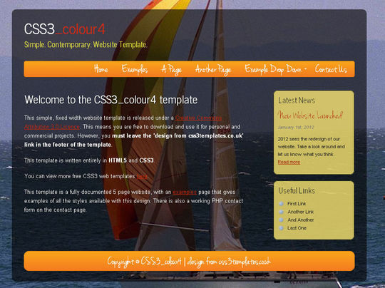 50 High Quality Free HTML5 And CSS3 Web Templates 11