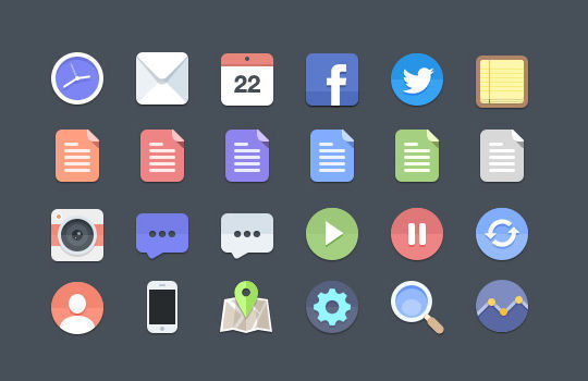 40+ Fresh And Free Icons In PSD Format 12