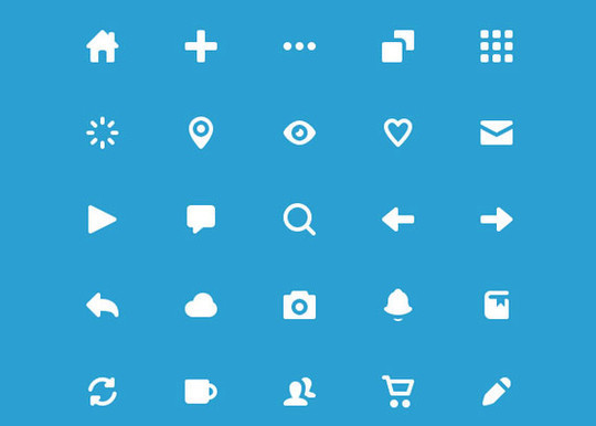40 High Quality And Free Minimalistic Icon Sets 34