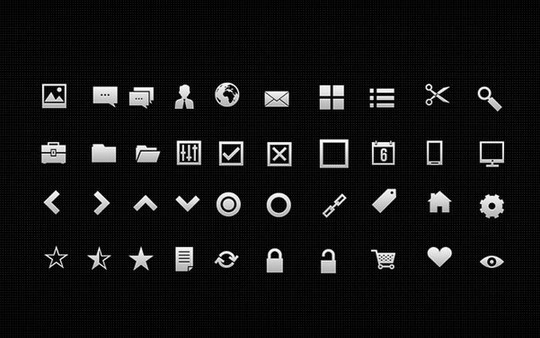 40 High Quality And Free Minimalistic Icon Sets 13